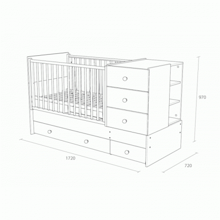 Гандылян Кровать Тереза (КК-2010-Т) Вишня А-13